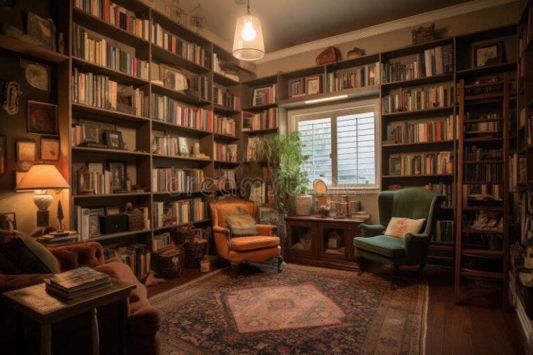 lectura en una acogedora libreria