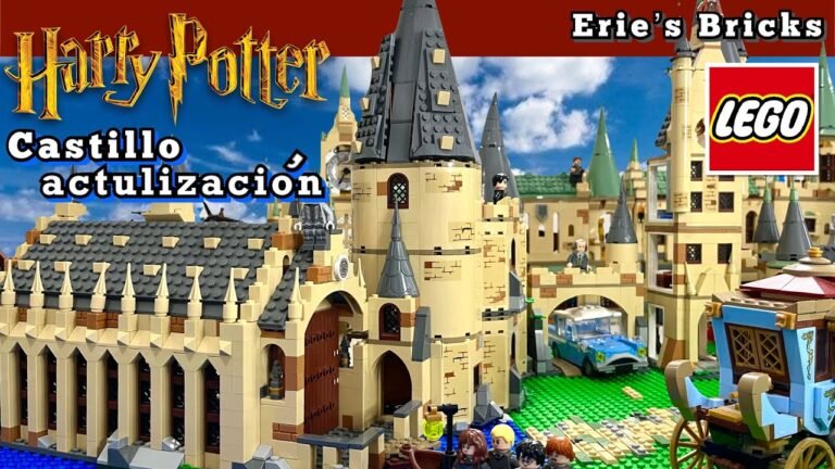 lego castillo de harry potter en construccion