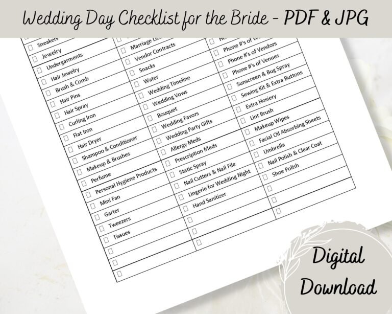 Cómo Crear una Lista para Organizar una Boda Sencilla y Perfecta 3 lista de verificacion de boda en tableta
