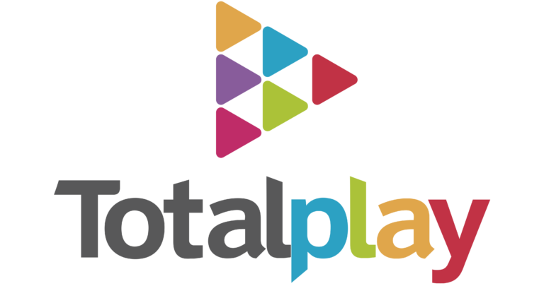 logo de totalplay en fondo colorido