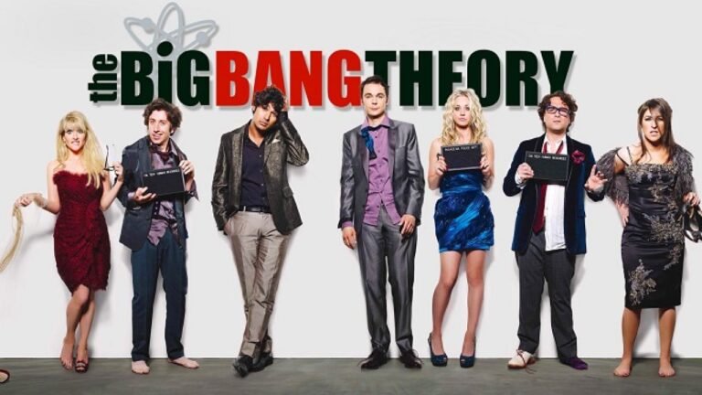 los personajes de the big bang theory juntos