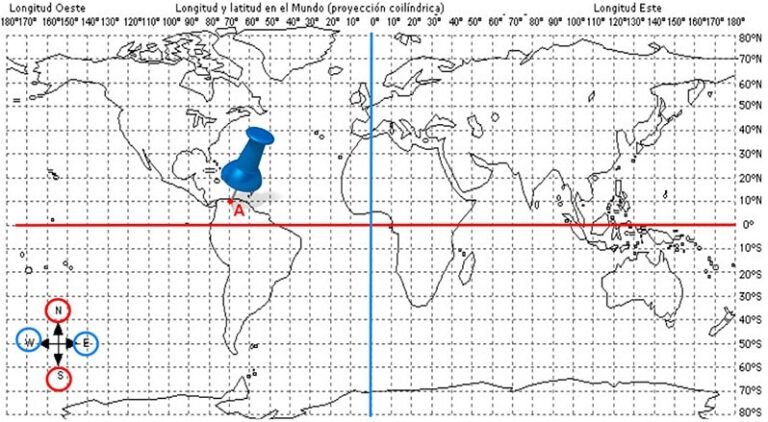 Cuál es la latitud y longitud de mi ubicación actual en el mapa 24 mapa con coordenadas geograficas marcadas