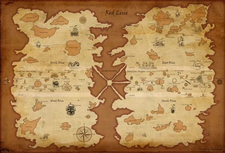 mapa del mundo de one piece 1