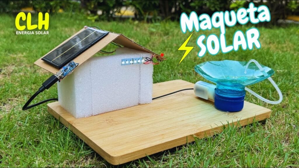 Cómo usar mini paneles solares en maquetas para proyectos escolares