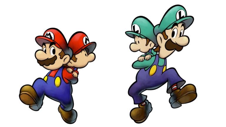 mario y luigi en una aventura de tiempo