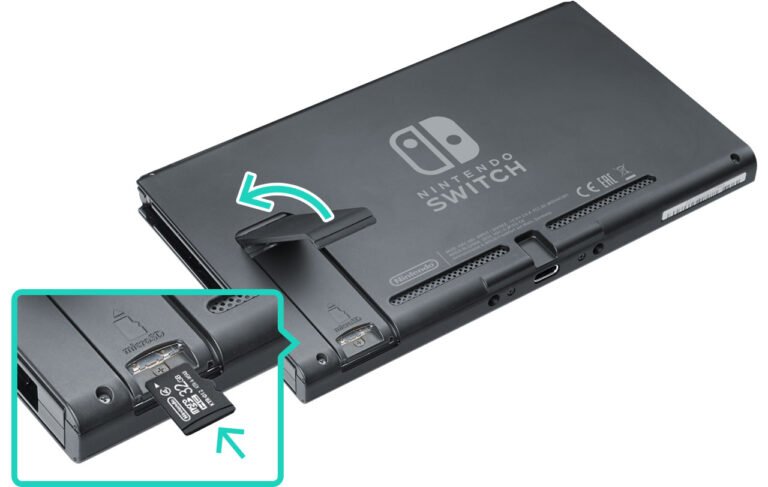 micro sd en una nintendo switch