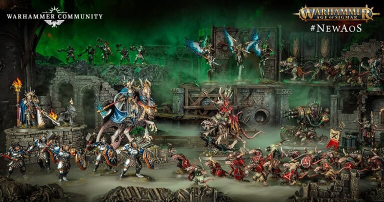 miniaturas de age of sigmar en juego