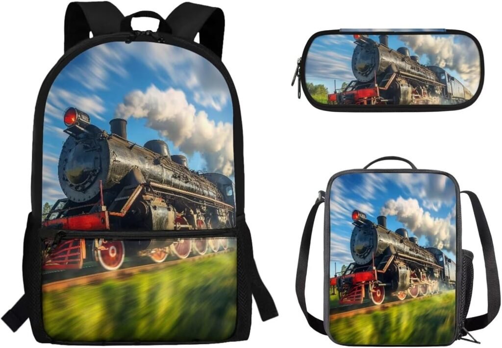 Dónde puedo comprar una mochila de Thomas el Tren para mi hijo 1 mochila infantil de trenes coloridos