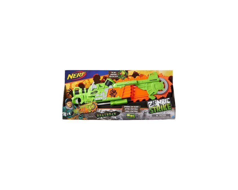 Dónde comprar el Nerf Zombie Strike Brainsaw Blaster en México 11 nerf zombie strike brainsaw blaster en accion