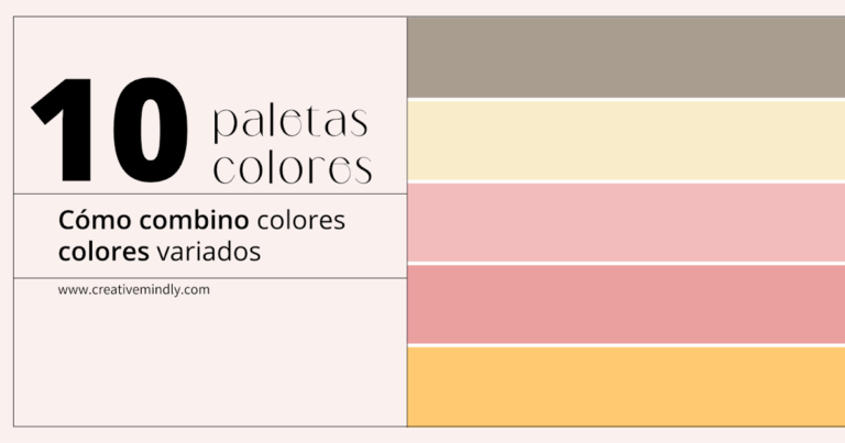 Cómo saber qué color eres con un test divertido y fácil 4 paleta de colores vibrantes y variados