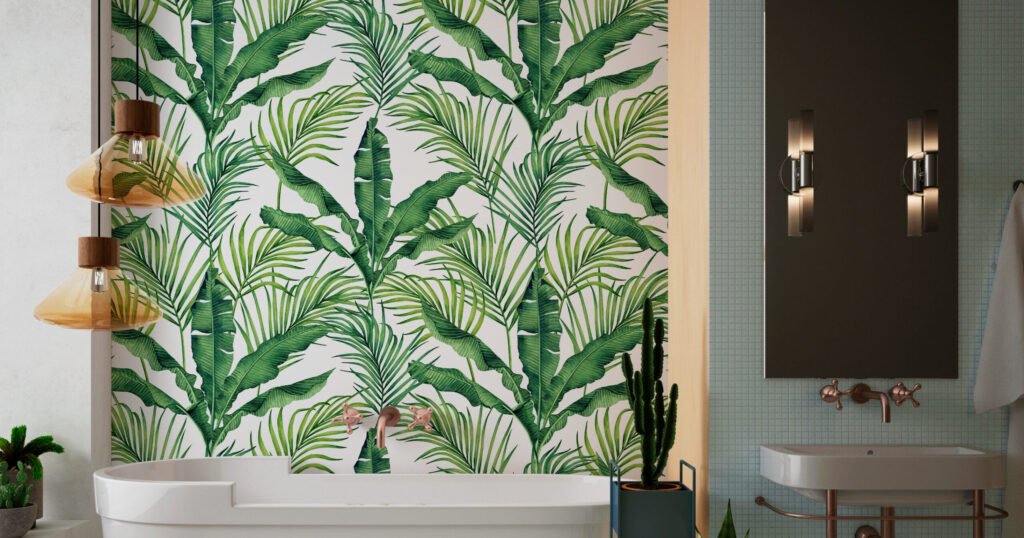 Dónde encontrar papel tapiz para baño resistente al agua y duradero 3 Dónde encontrar papel tapiz para baño resistente al agua y duradero