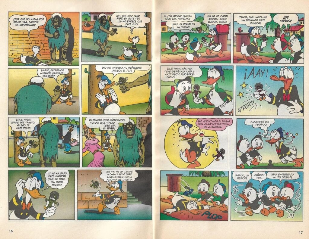 Dónde puedo encontrar historias y libros para leer sobre Pato Donald
