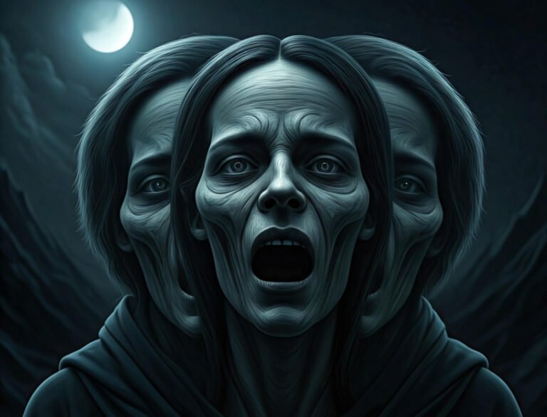 personaje oscuro y melancolico en sombras