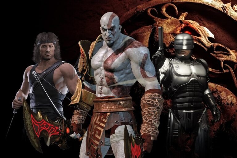 personajes iconicos de mortal kombat x en accion