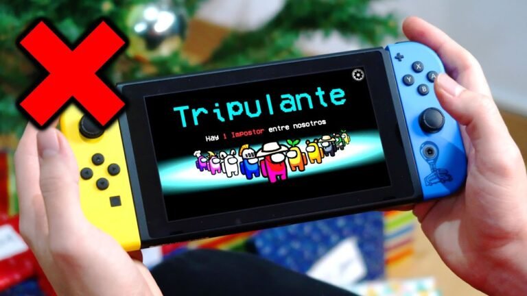 Cómo jugar Among Us en Nintendo Switch y cuáles son sus características 3 personas jugando among us en nintendo switch
