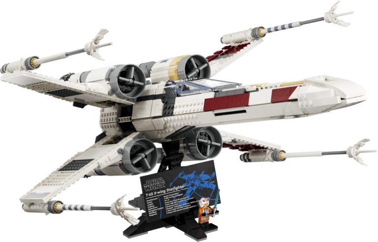 Qué piezas necesito para armar un X-Wing de Lego Star Wars 17 piezas de lego x wing en mesa