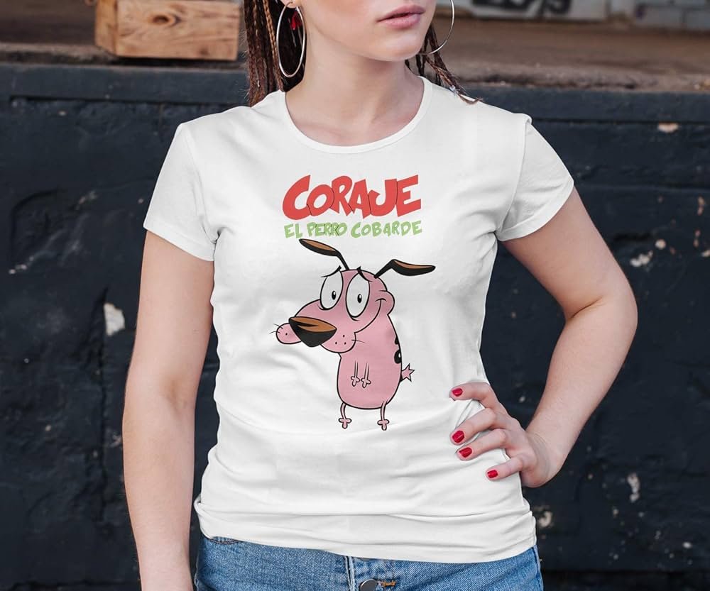 Dónde puedo encontrar playeras de Coraje el Perro Cobarde 8 Dónde puedo encontrar playeras de Coraje el Perro Cobarde