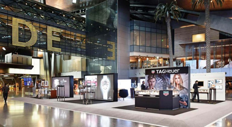 productos de lujo en tienda duty free