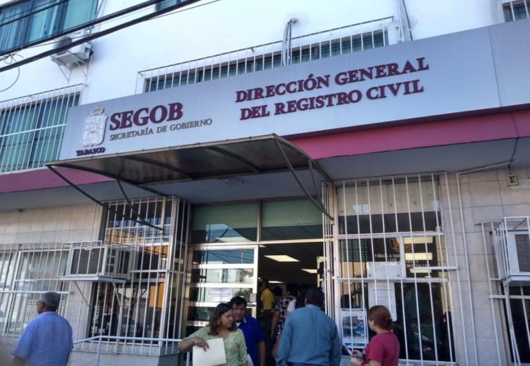 Cómo puedo obtener el acta de nacimiento en el Registro Civil de Tabasco 12 registro civil de tabasco exterior edificio