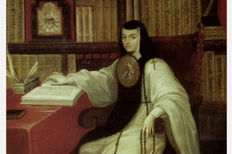 retrato clasico de sor juana ines de la cruz