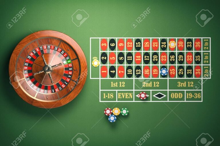 Al jugar ruleta, cómo elige Juan sus números ganadores 6 ruleta con fichas y numeros coloridos