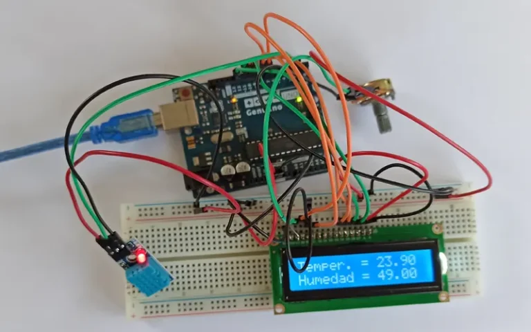 Cómo utilizar un sensor de temperatura y humedad con Arduino 25 sensor de temperatura y humedad con arduino