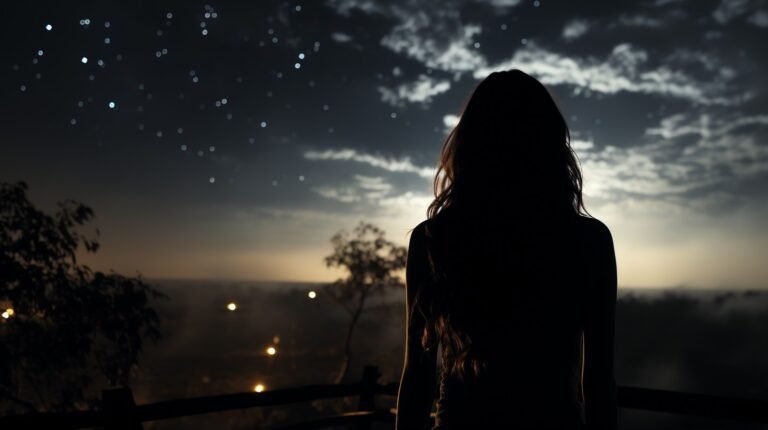 Qué Oración de La Palabra de Dios Puedo Rezar Para Dormir Mejor 5 silencio nocturno con estrellas brillantes