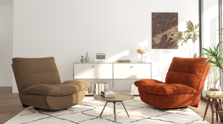 sillones reclinables en un ambiente acogedor