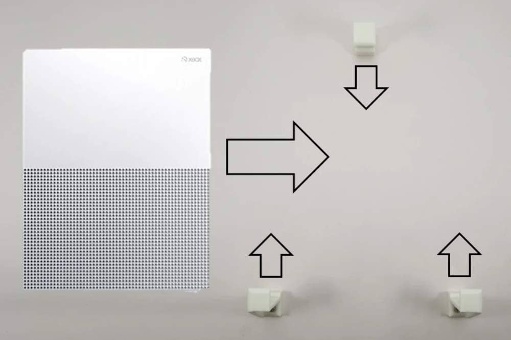 Dónde encontrar un soporte de pared adecuado para Xbox One S 6 Dónde encontrar un soporte de pared adecuado para Xbox One S