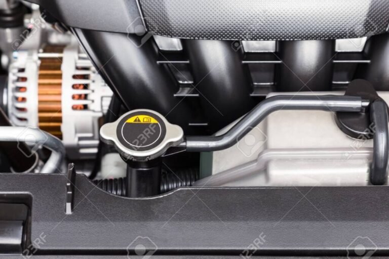 tapon anticongelante en primer plano