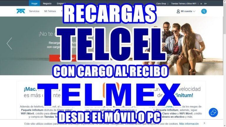 telcel y telmex conexion y recarga