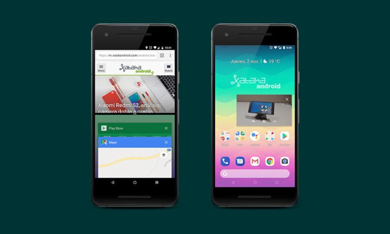 telefono inteligente mostrando dos aplicaciones