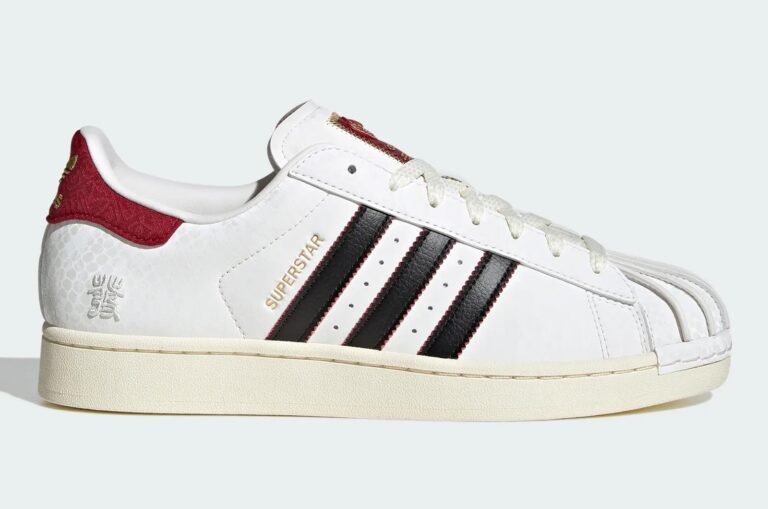 tenis adidas superstar en fondo blanco