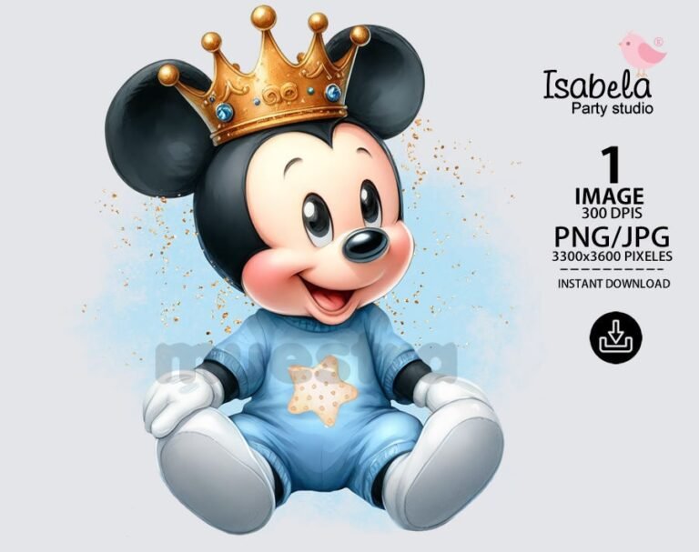 Qué características tiene un traje de Mickey Mouse rey para fiestas 8 traje de mickey mouse con corona brillante