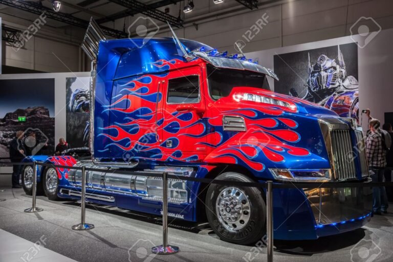 transformers optimus prime en exhibicion