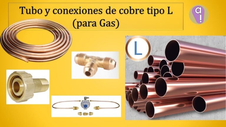 Qué características y usos tiene el tubo de cobre tipo L para gas 7 tubo de cobre tipo l en instalacion de gas