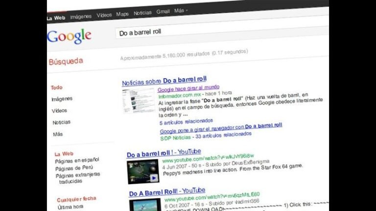 usuario realizando un barrel roll en computadora