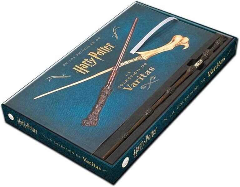 varita magica y libros de harry potter