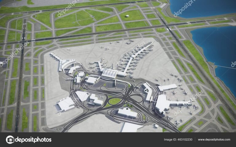 vista aerea del aeropuerto jfk en nueva york