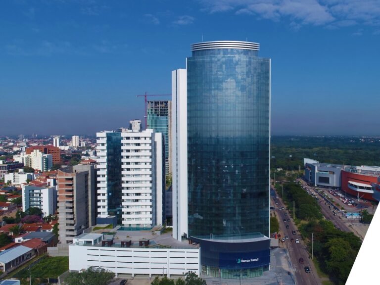 vista exterior de torre platino en ciudad