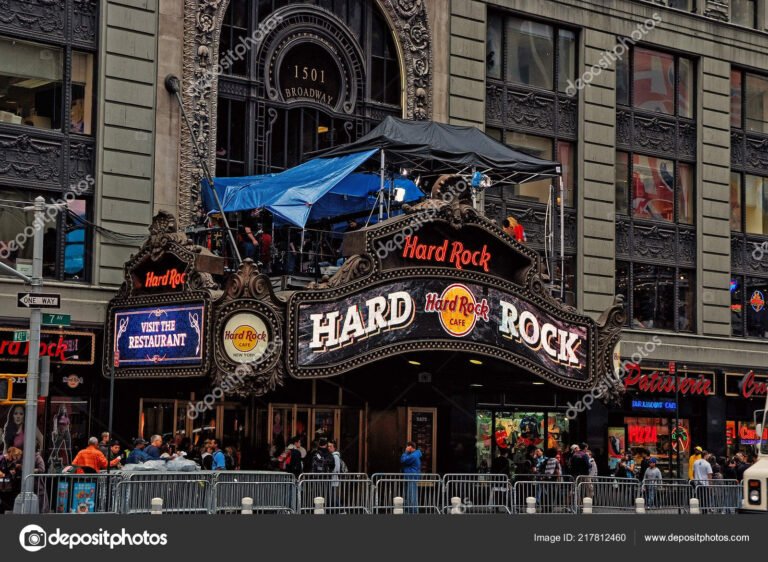 vista exterior del hard rock cafe nueva york
