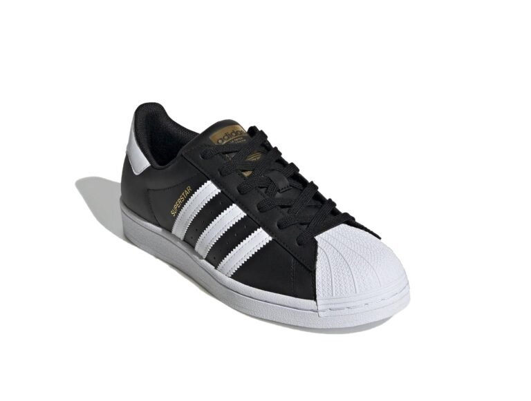 zapatillas adidas superstar negras y blancas