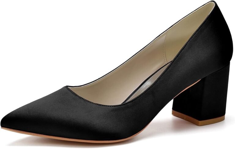 zapatos de tacon medio en exhibicion